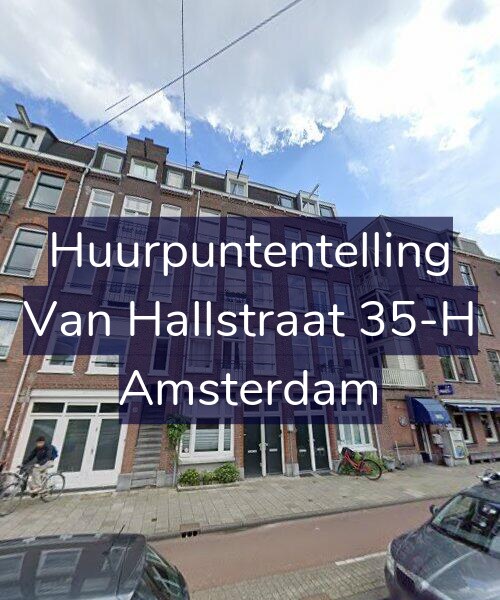 Foto gevel Huurpuntentelling voor Van Hallstraat 35-H, Amsterdam