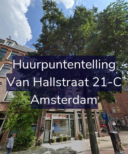 Foto gevel Huurpuntentelling voor Van Hallstraat 21-C, Amsterdam