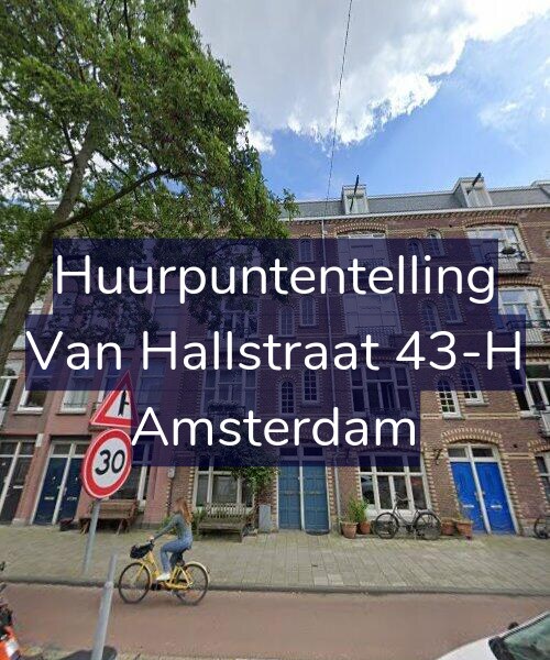 Foto gevel Huurpuntentelling voor Van Hallstraat 43-H, Amsterdam