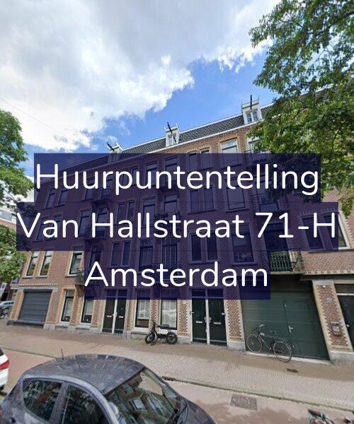 Foto gevel Huurpuntentelling voor Van Hallstraat 71-H, Amsterdam