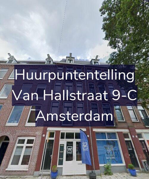 Foto gevel Huurpuntentelling voor Van Hallstraat 9-C, Amsterdam