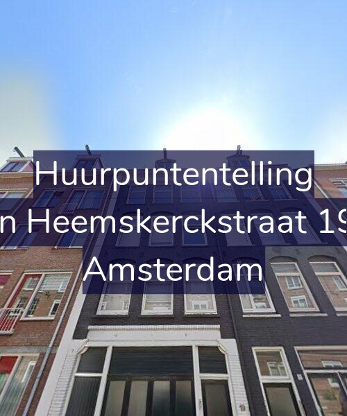 Foto gevel Huurpuntentelling voor Van Heemskerckstraat 19-3, Amsterdam