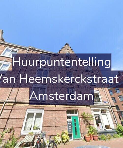 Foto gevel Huurpuntentelling voor Van Heemskerckstraat 2, Amsterdam