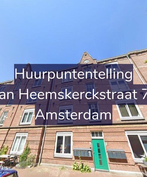 Foto gevel Huurpuntentelling voor Van Heemskerckstraat 74, Amsterdam