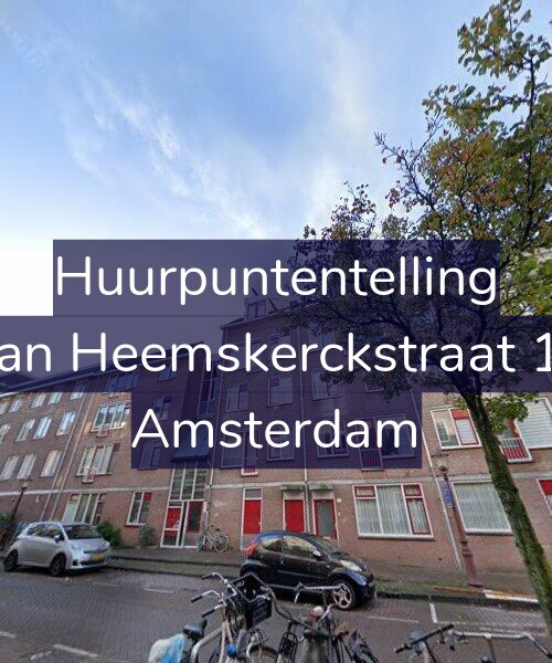 Foto gevel Huurpuntentelling voor Van Heemskerckstraat 13, Amsterdam
