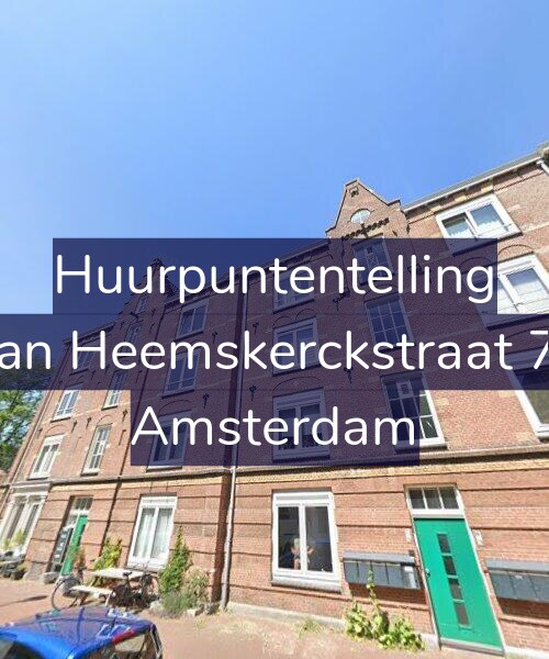 Foto gevel Huurpuntentelling voor Van Heemskerckstraat 78, Amsterdam