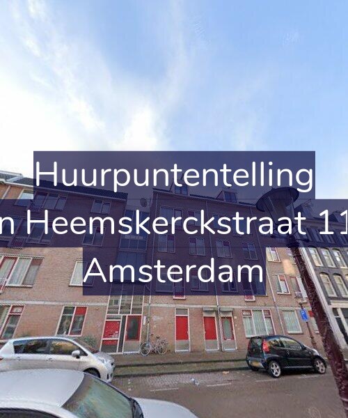 Foto gevel Huurpuntentelling voor Van Heemskerckstraat 11-B, Amsterdam