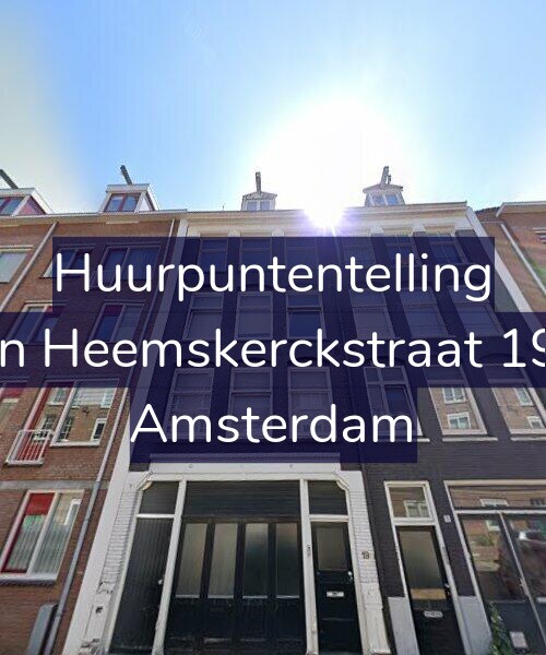 Foto gevel Huurpuntentelling voor Van Heemskerckstraat 19-1, Amsterdam