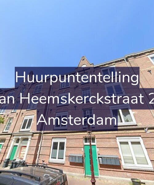 Foto gevel Huurpuntentelling voor Van Heemskerckstraat 26, Amsterdam