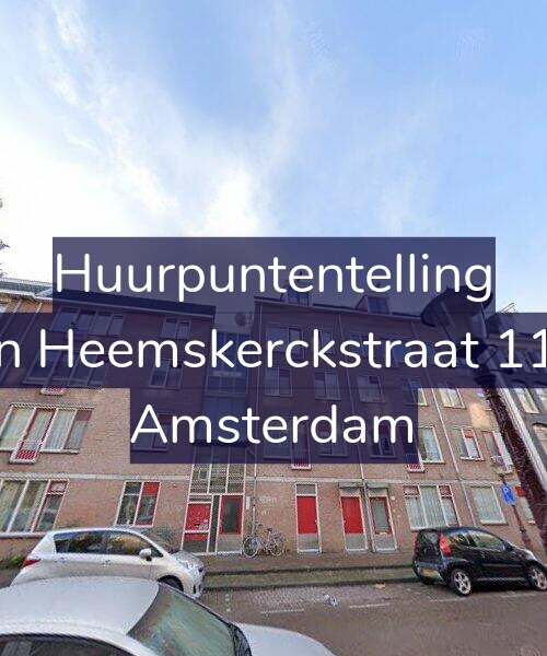 Foto gevel Huurpuntentelling voor Van Heemskerckstraat 11-D, Amsterdam