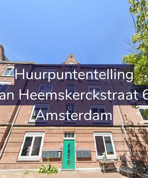 Foto gevel Huurpuntentelling voor Van Heemskerckstraat 68, Amsterdam