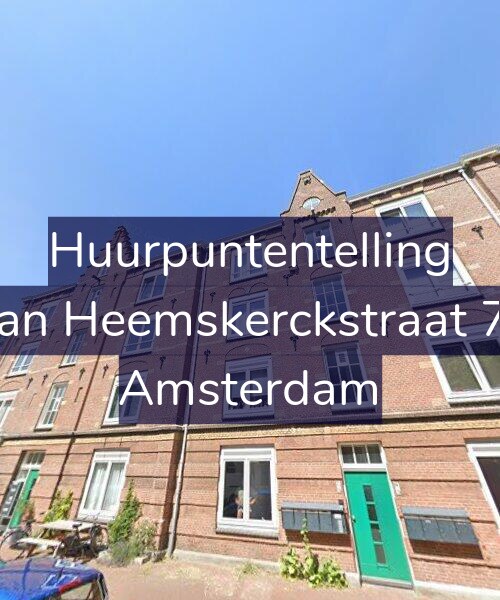 Foto gevel Huurpuntentelling voor Van Heemskerckstraat 76, Amsterdam