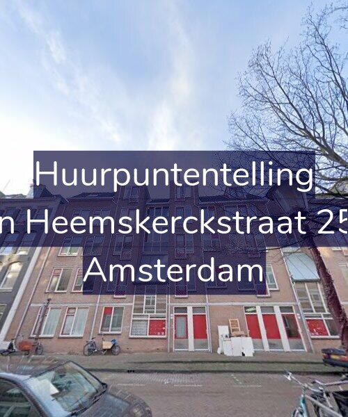Foto gevel Huurpuntentelling voor Van Heemskerckstraat 25-B, Amsterdam