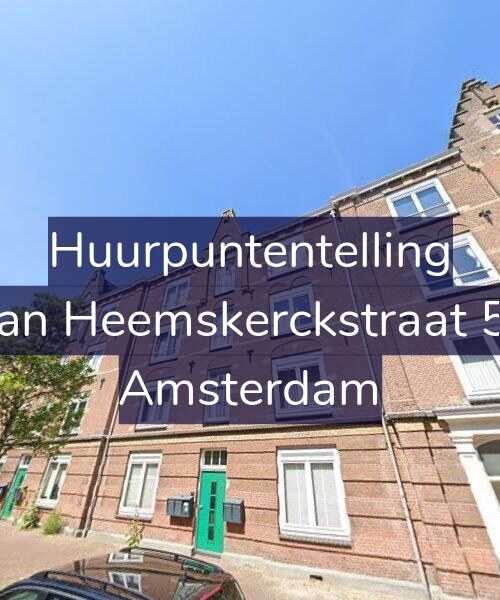 Foto gevel Huurpuntentelling voor Van Heemskerckstraat 50, Amsterdam