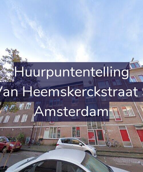 Foto gevel Huurpuntentelling voor Van Heemskerckstraat 9, Amsterdam