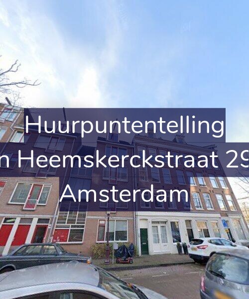 Foto gevel Huurpuntentelling voor Van Heemskerckstraat 29-D, Amsterdam