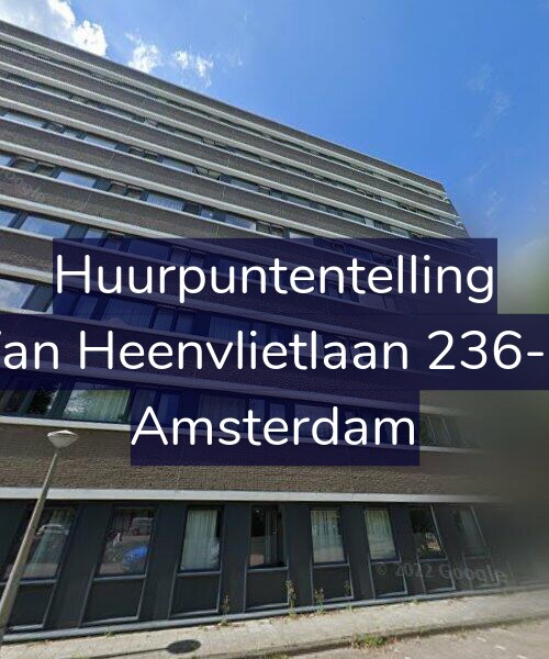 Foto gevel Huurpuntentelling voor Van Heenvlietlaan 236-G, Amsterdam