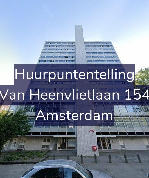 Foto gevel Huurpuntentelling voor Van Heenvlietlaan 154, Amsterdam