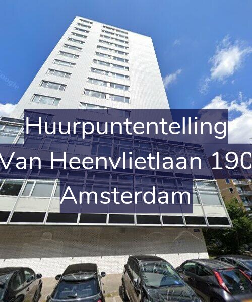 Foto gevel Huurpuntentelling voor Van Heenvlietlaan 190, Amsterdam