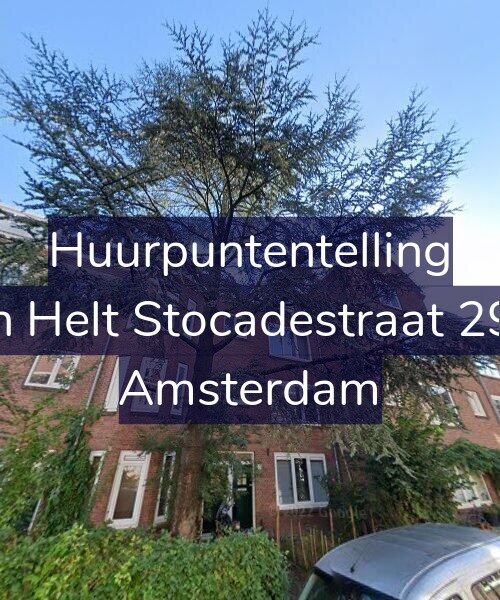 Foto gevel Huurpuntentelling voor Van Helt Stocadestraat 29-H, Amsterdam