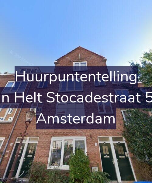 Foto gevel Huurpuntentelling voor Van Helt Stocadestraat 5-1, Amsterdam