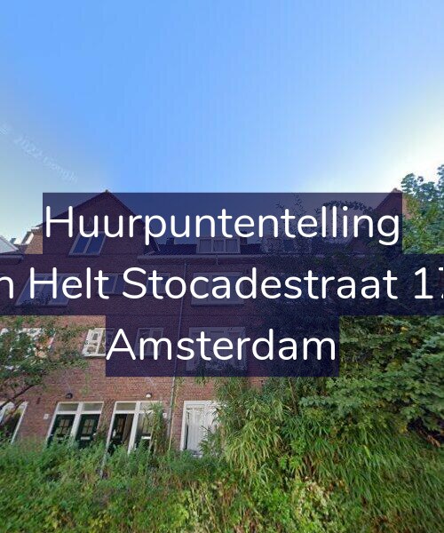 Foto gevel Huurpuntentelling voor Van Helt Stocadestraat 17-1, Amsterdam