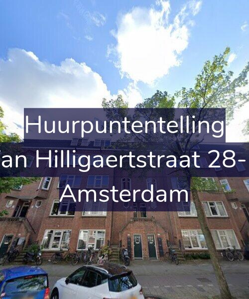 Foto gevel Huurpuntentelling voor Van Hilligaertstraat 28-D, Amsterdam