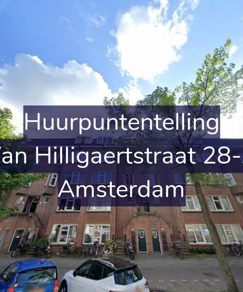 Foto gevel Huurpuntentelling voor Van Hilligaertstraat 28-A, Amsterdam