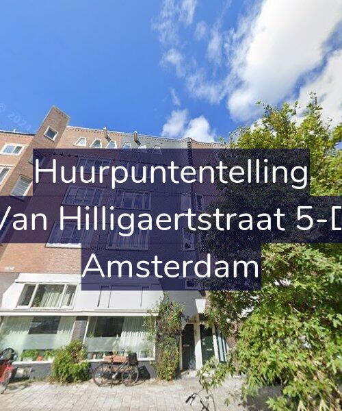 Foto gevel Huurpuntentelling voor Van Hilligaertstraat 5-D, Amsterdam