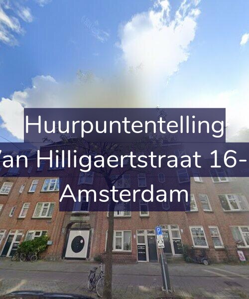 Foto gevel Huurpuntentelling voor Van Hilligaertstraat 16-C, Amsterdam
