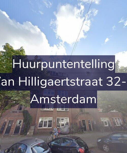 Foto gevel Huurpuntentelling voor Van Hilligaertstraat 32-C, Amsterdam