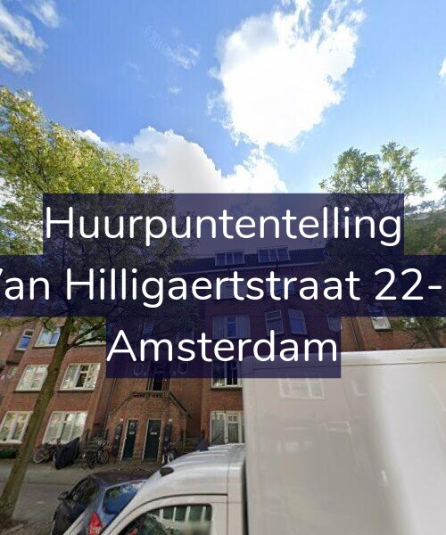 Foto gevel Huurpuntentelling voor Van Hilligaertstraat 22-B, Amsterdam