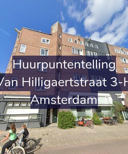 Foto gevel Huurpuntentelling voor Van Hilligaertstraat 3-H, Amsterdam