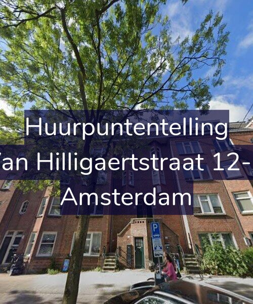 Foto gevel Huurpuntentelling voor Van Hilligaertstraat 12-A, Amsterdam