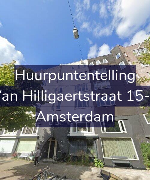 Foto gevel Huurpuntentelling voor Van Hilligaertstraat 15-3, Amsterdam
