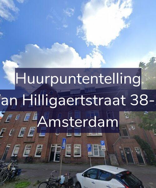 Foto gevel Huurpuntentelling voor Van Hilligaertstraat 38-A, Amsterdam