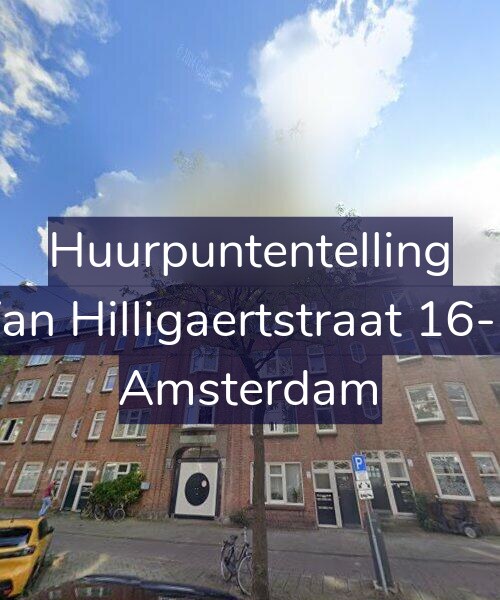Foto gevel Huurpuntentelling voor Van Hilligaertstraat 16-D, Amsterdam