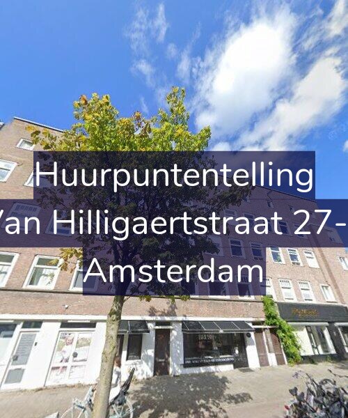 Foto gevel Huurpuntentelling voor Van Hilligaertstraat 27-2, Amsterdam