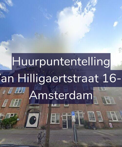 Foto gevel Huurpuntentelling voor Van Hilligaertstraat 16-B, Amsterdam