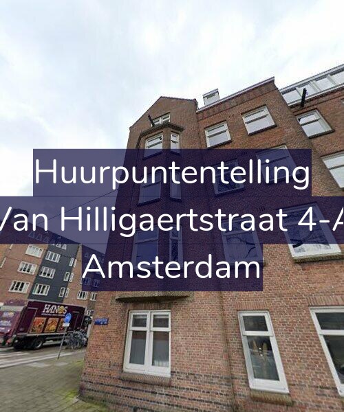 Foto gevel Huurpuntentelling voor Van Hilligaertstraat 4-A, Amsterdam