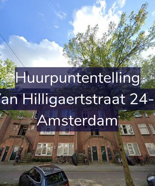Foto gevel Huurpuntentelling voor Van Hilligaertstraat 24-C, Amsterdam