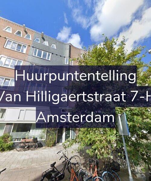 Foto gevel Huurpuntentelling voor Van Hilligaertstraat 7-H, Amsterdam