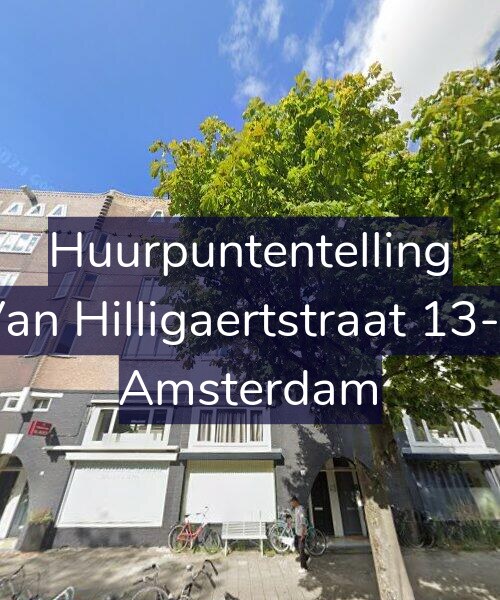 Foto gevel Huurpuntentelling voor Van Hilligaertstraat 13-3, Amsterdam
