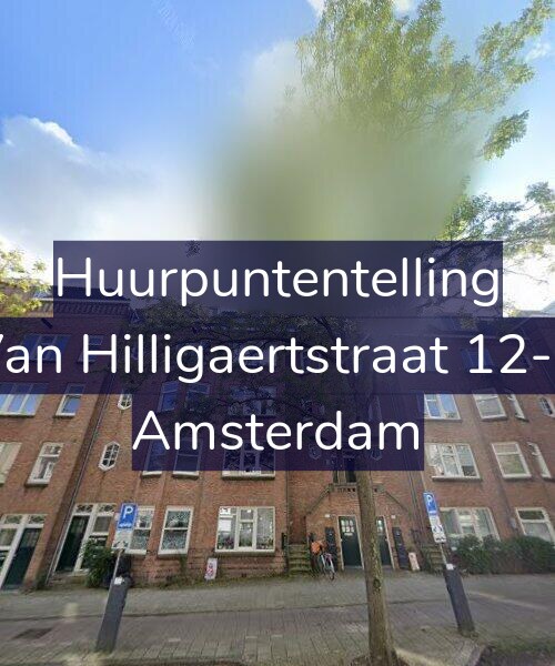Foto gevel Huurpuntentelling voor Van Hilligaertstraat 12-C, Amsterdam