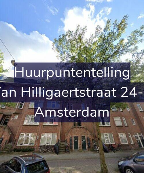 Foto gevel Huurpuntentelling voor Van Hilligaertstraat 24-B, Amsterdam