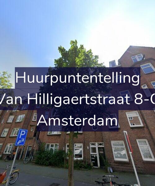 Foto gevel Huurpuntentelling voor Van Hilligaertstraat 8-C, Amsterdam