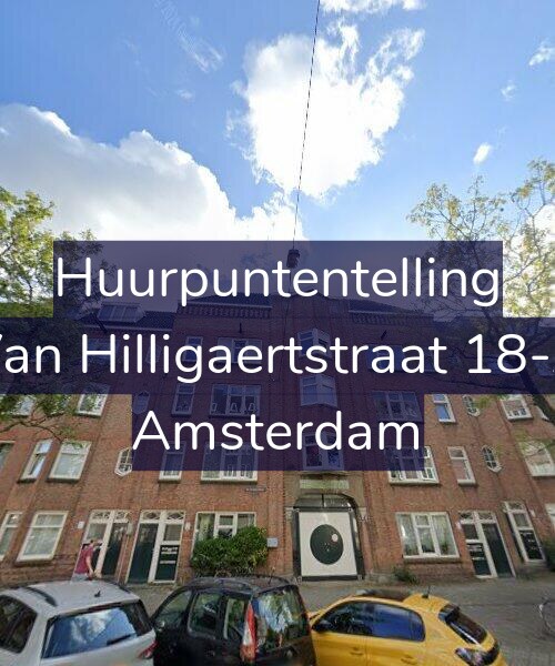 Foto gevel Huurpuntentelling voor Van Hilligaertstraat 18-A, Amsterdam