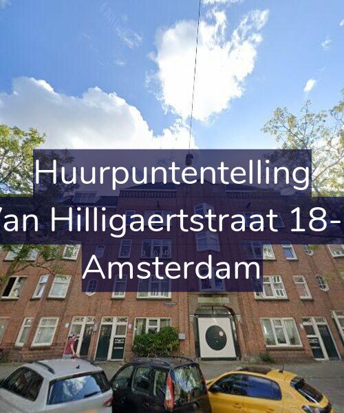 Foto gevel Huurpuntentelling voor Van Hilligaertstraat 18-B, Amsterdam