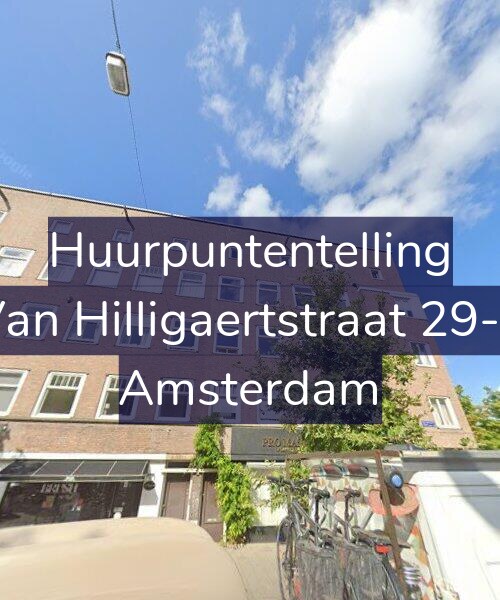 Foto gevel Huurpuntentelling voor Van Hilligaertstraat 29-2, Amsterdam