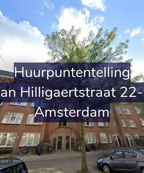 Foto gevel Huurpuntentelling voor Van Hilligaertstraat 22-D, Amsterdam